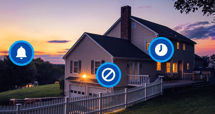 Smart-firewall_outside-of-house_tablet